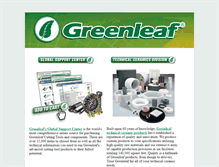 Tablet Screenshot of greenleafcorporation.com